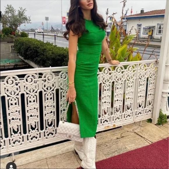 Zara blogger texture weave dress - Picture 7 of 15